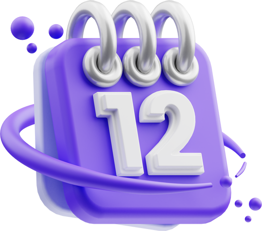 Calendar 3d illustration